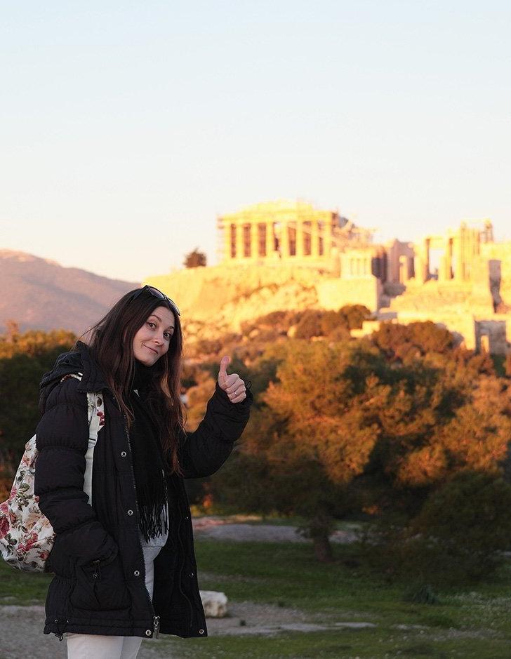 a student in athens